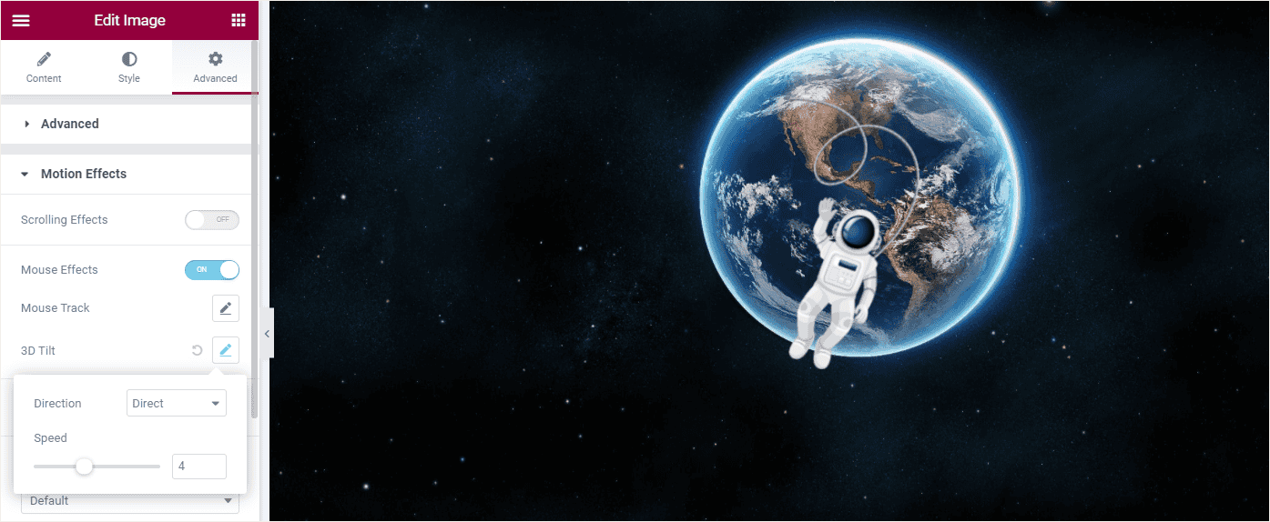 Motion Effects
