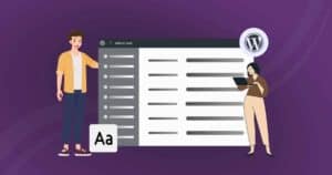 Change WordPress Admin Font