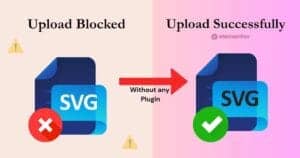 Upload SVG in Elementor