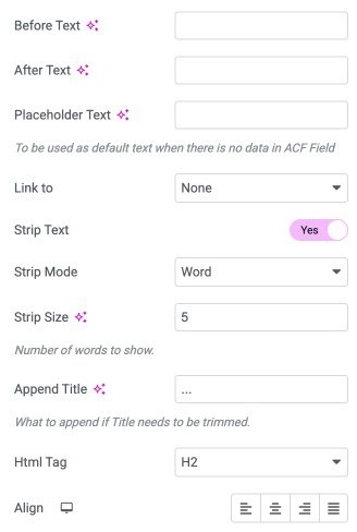 DA - ACF Fields V2 Split Text Settings