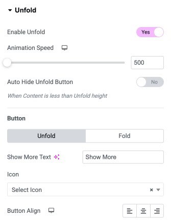 DA - ACF Fields V2 Unfold Settings