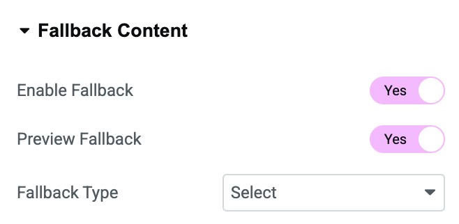 DA - ACF Fields Fallback Content Settings
