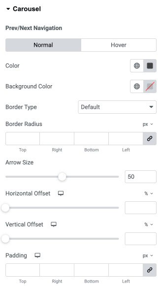 DA - ACF Flexible Content Carousel Style Settings