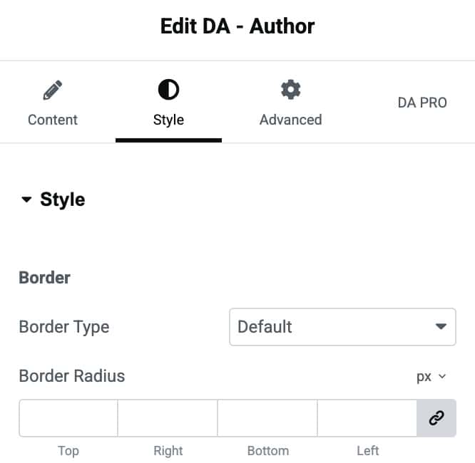 DA - Author Style