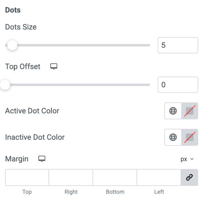DA - Dynamic Map Pagination Style Settings