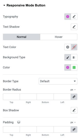 DA - Dynamic Map Responsive Mode Settings