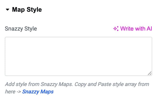 DA - Dynamic Map Snazzy Style