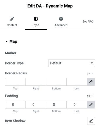DA - Dynamic Map Style Settings