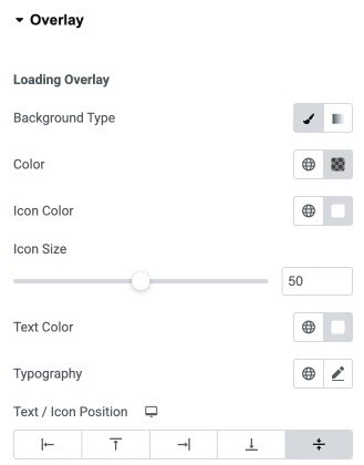DA - Post Blocks Overlay Style Settings