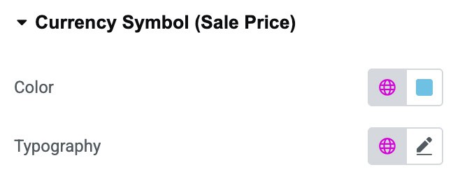 DA - Woo Price Sale Price Currency Symbol Style Settings