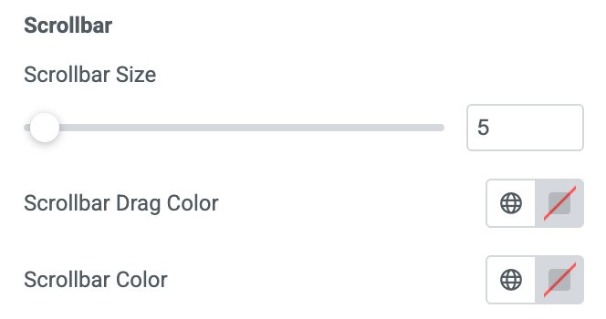DA - Woo Products Scrollbar Style Settings