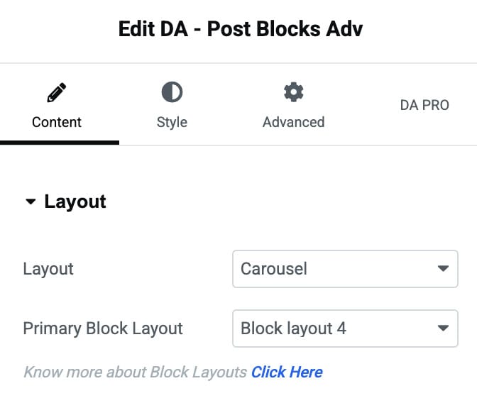 DA - Post Block Adv