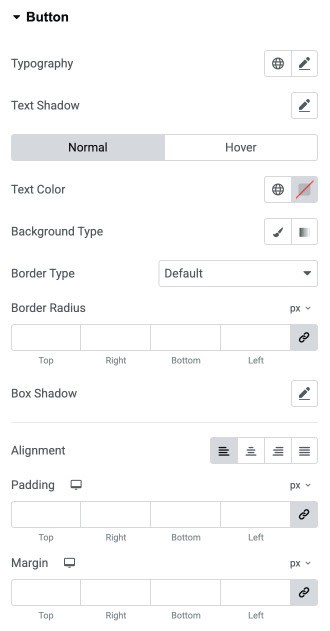 DA - Taxonomy Blocks Button Style Settings
