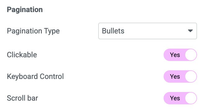 DA - Taxonomy Blocks Carousel Pagination Settings