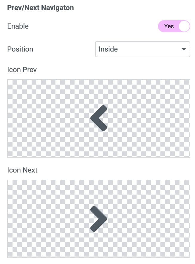 DA - Taxonomy Blocks Carousel Navigation Settings