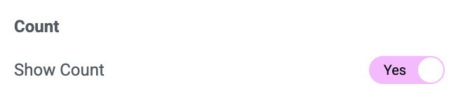 DA - Taxonomy Blocks Count Settings