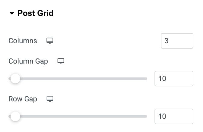 DA - Taxonomy Blocks Post Grid Settings