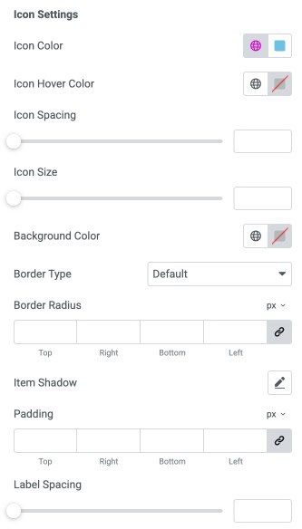 DA- Taxonomy Custom Fields Icon Style Settings