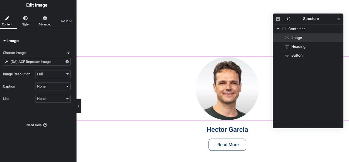 Create ACF Block Repeater Layout
