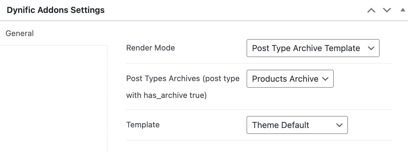 Create Products Archive