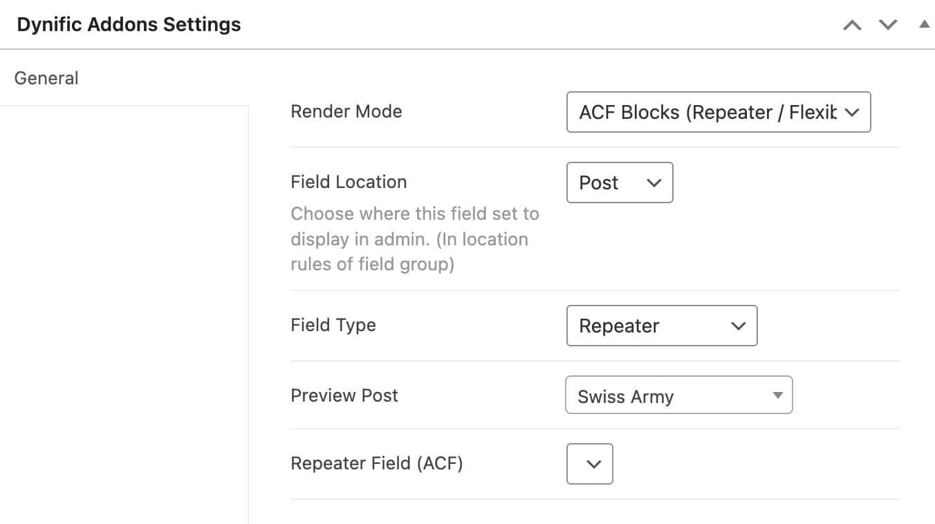 Create ACF Repeater Template