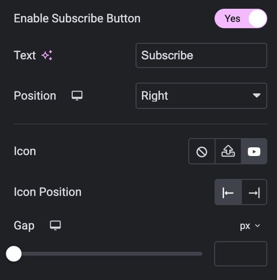 Enable Subscribe Button in YouTube Feeds