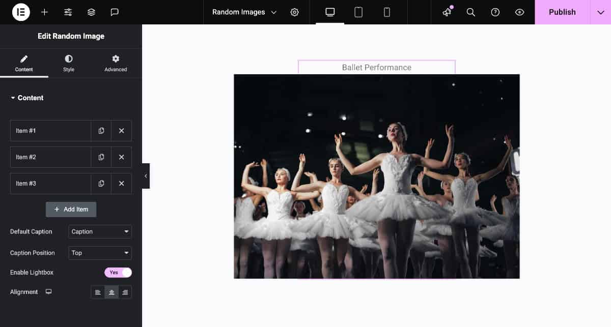 Add Caption and Lightbox in Images