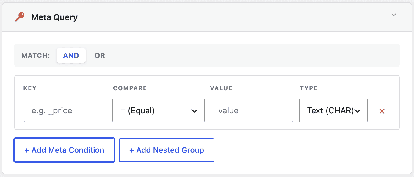 Add Meta Queries in Preset Query
