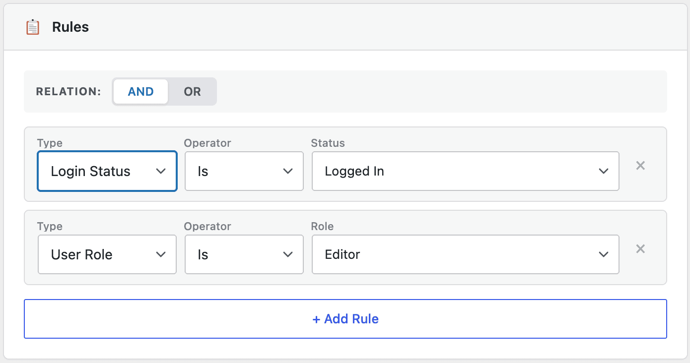 Add Multiple Conditions and Apply AND/OR Operator