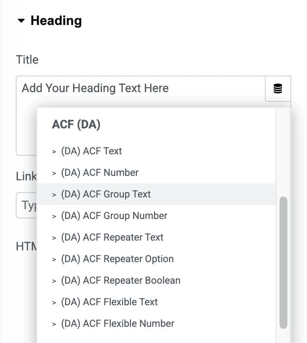 ACF Dynamic Tags