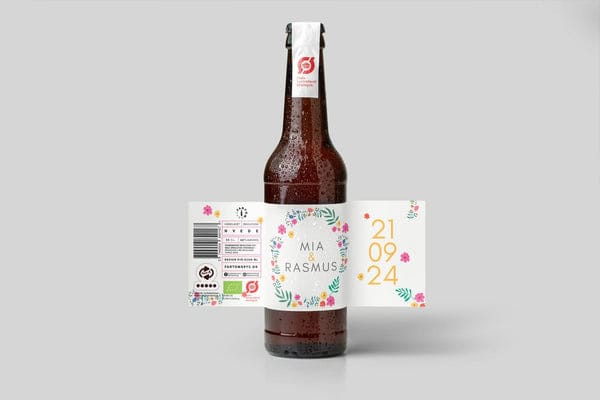 Bryllup - blomsterkrans - økologisk pale ale (6.7%) / 24
