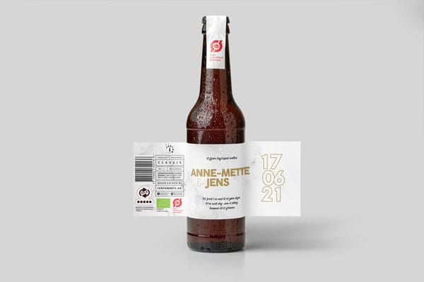 Bryllup - marmor - økologisk brown ale (5.6%) / 12