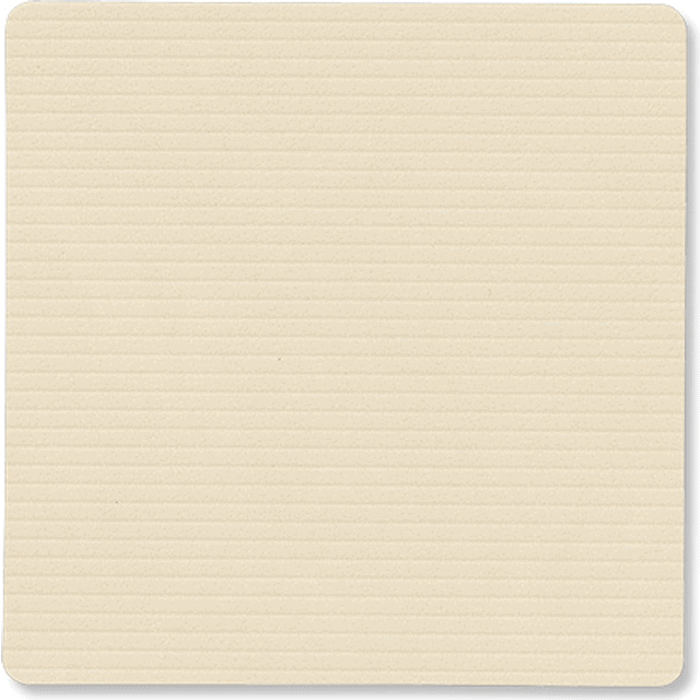 Lind DNA Corduroy Glasunderlag Square Vanilla 10x10 cm Læder Glasbrik