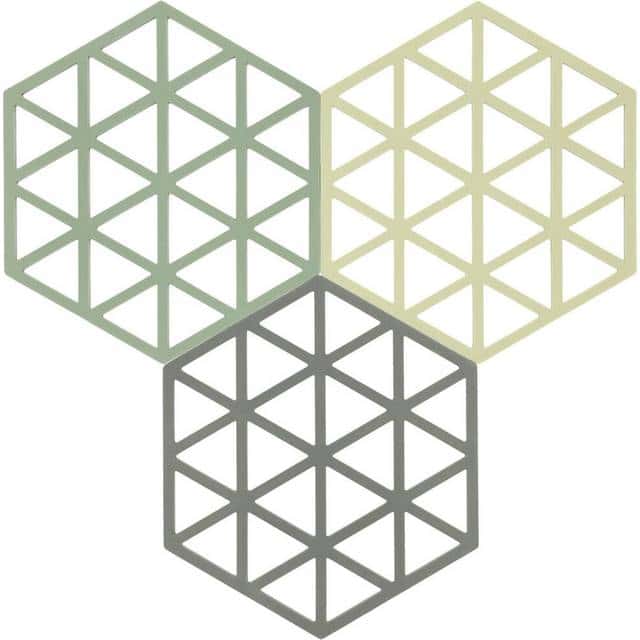 Zone Bordskåner Triangles 3 Glasbrik 3stk