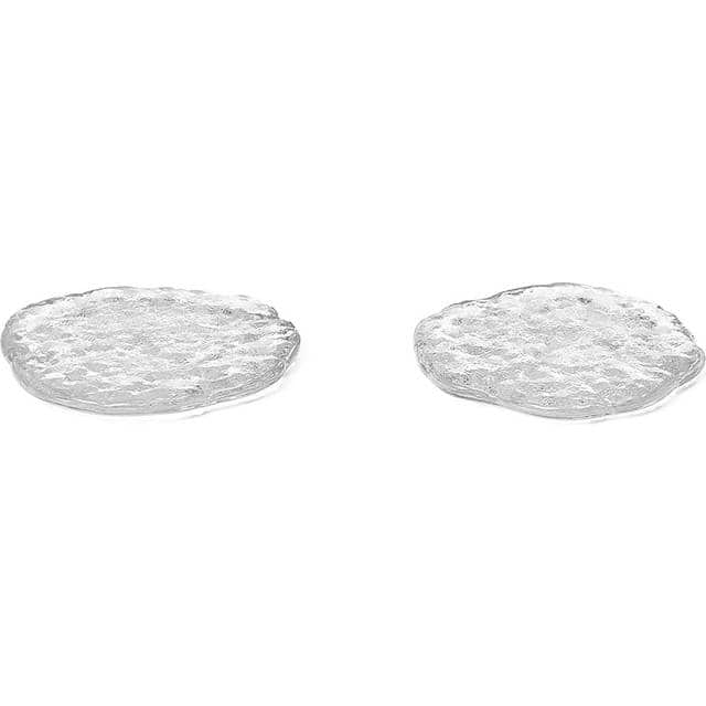 ferm LIVING Momento Glass Stones Set of 2 Ø11 cm Glasbrik