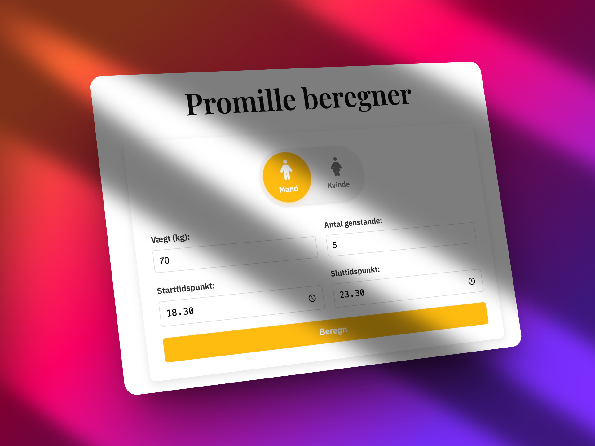 Promille beregner