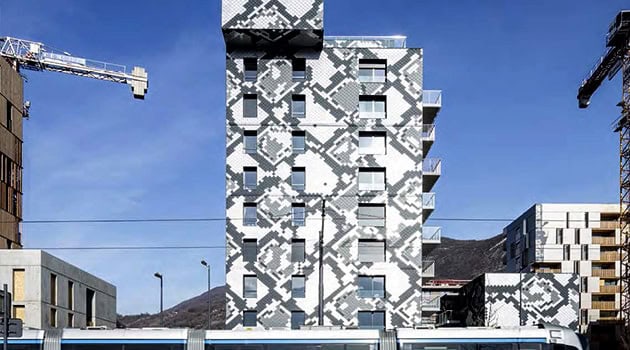 Python in the City by Maison Edouard Francois in Grenoble, France