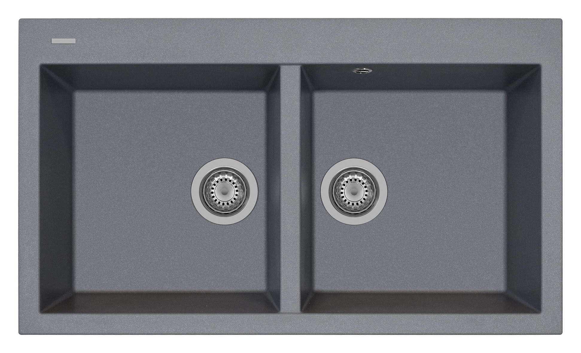 Lavello cucina grigio a due vasche