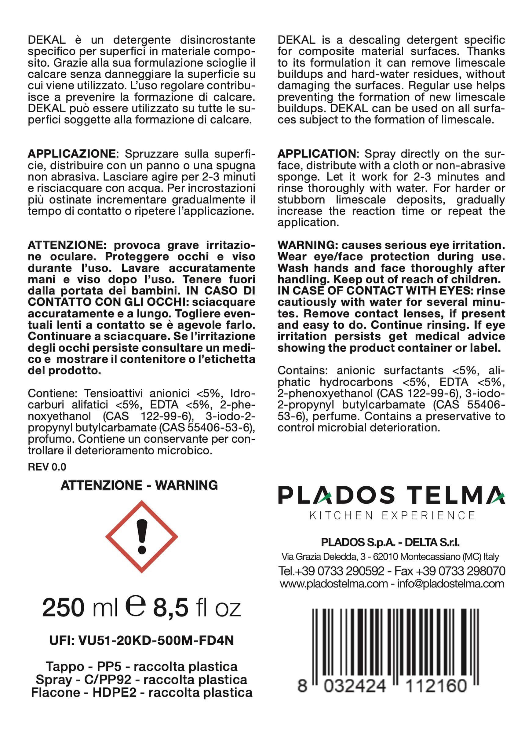 DEKAL - ANTICALCARE - immagine 2