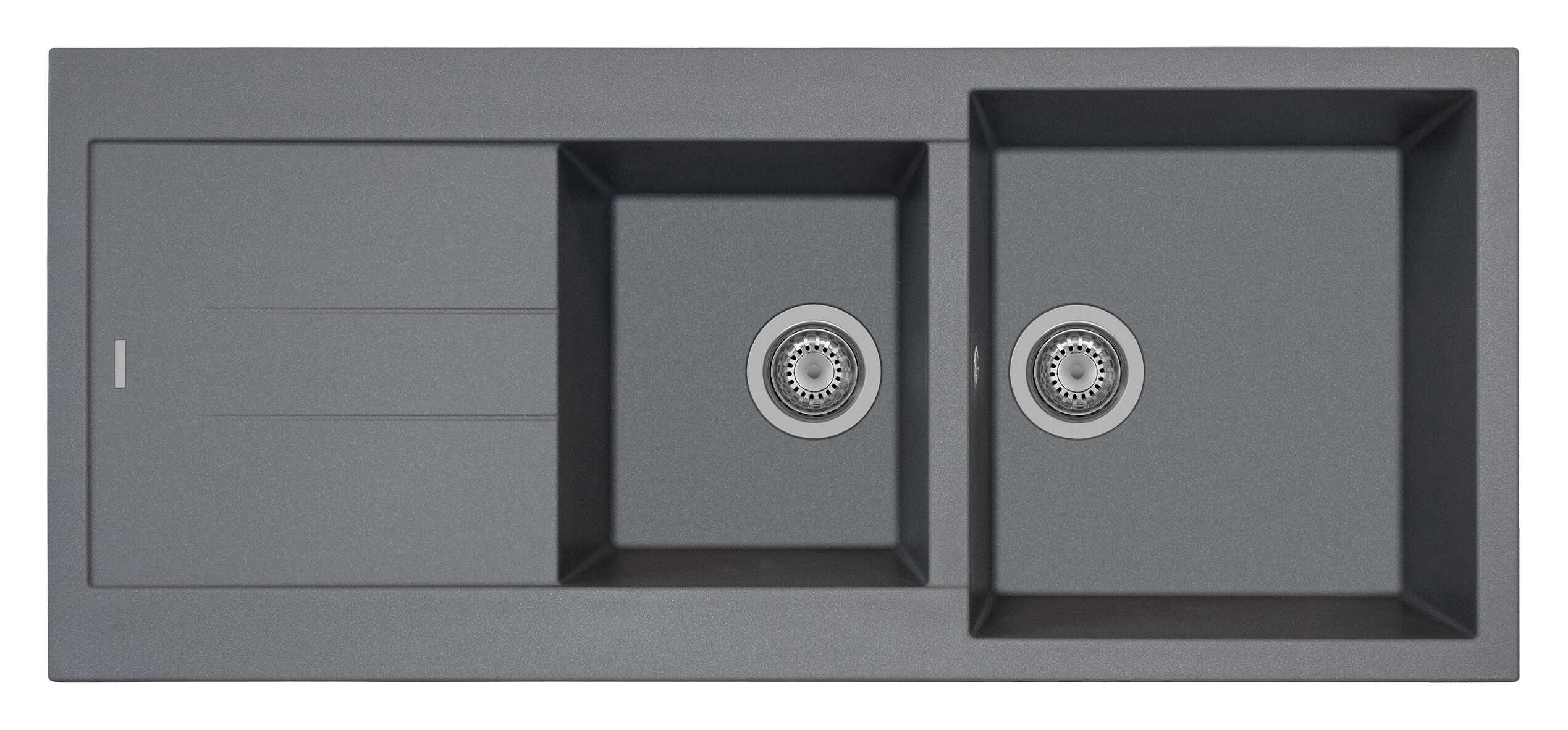 Lavello cucina grigio doppia vasca