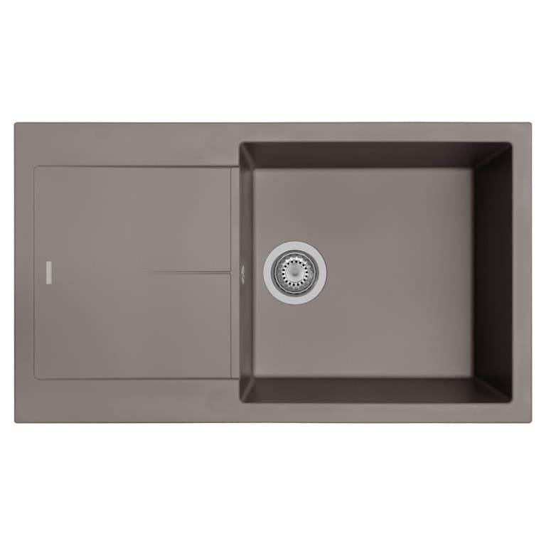 Lavello Da Cucina 1 Vasca Plados ON7610 Colore Tartufo - Foto 8