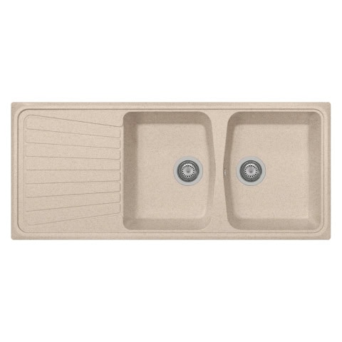 Plados SP1162 - Lavello cucina Spazio 2 vasche con gocciolatoio