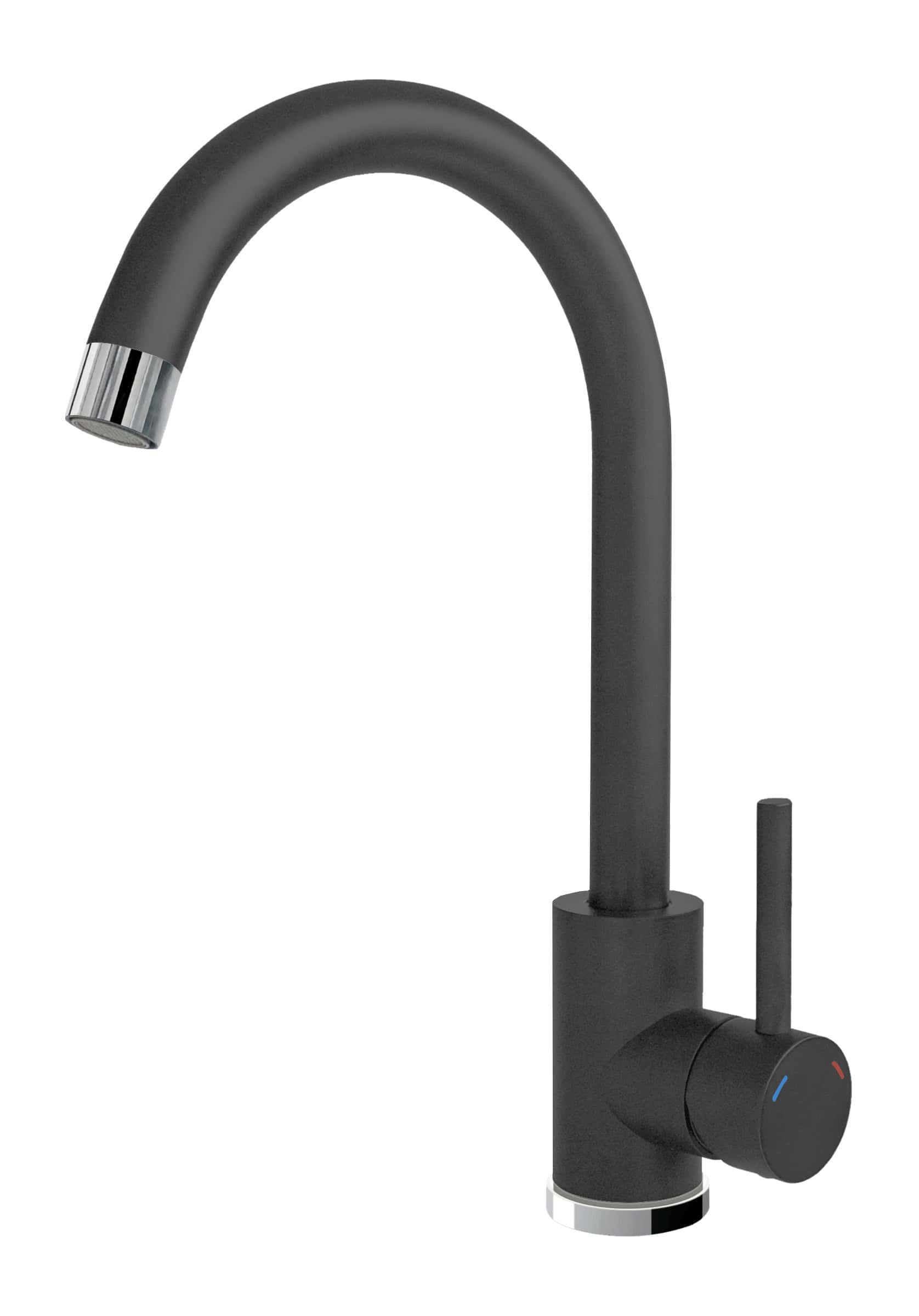 Rubinetto cucina nero moderno