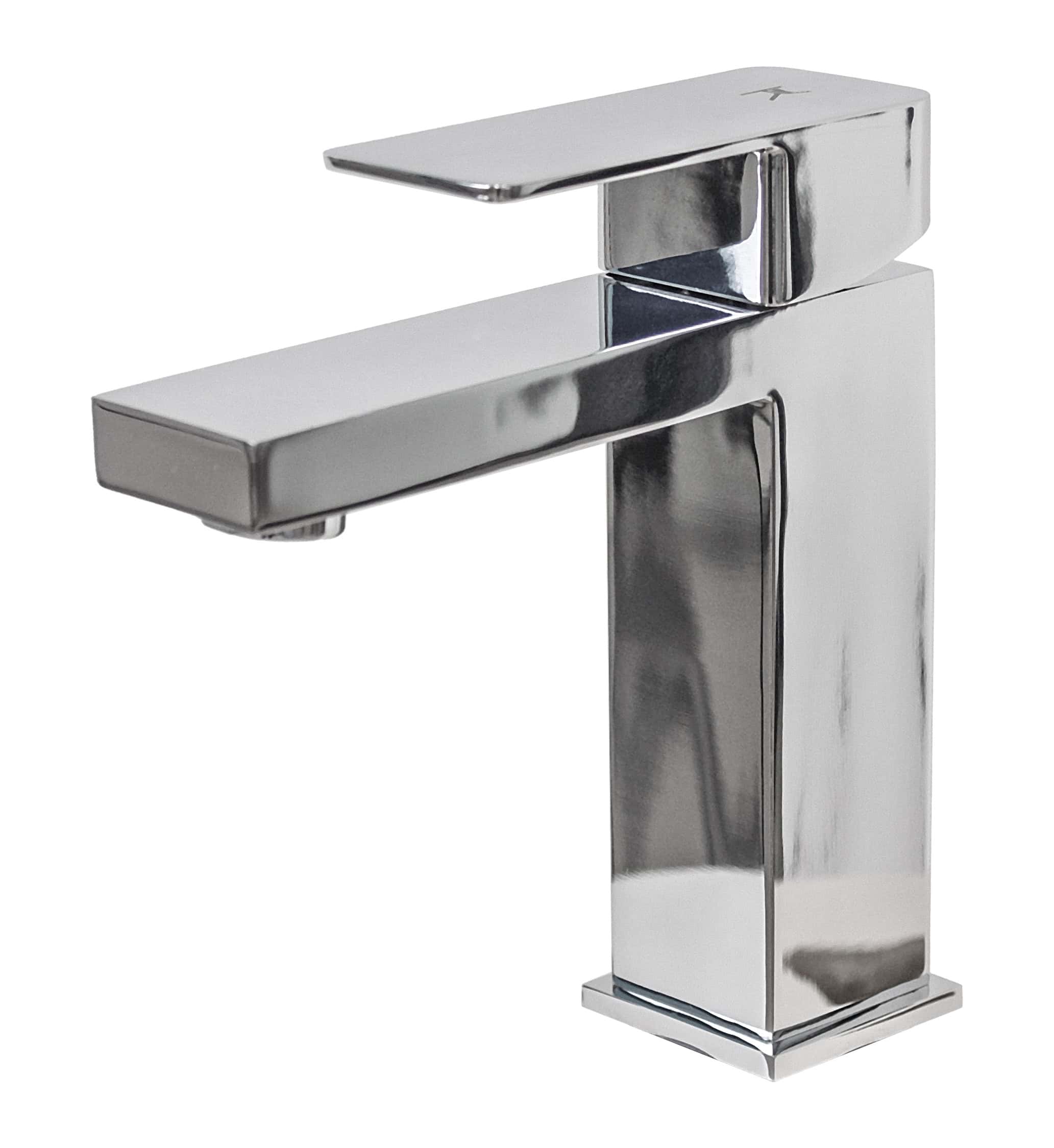 Rubinetto cromato moderno per lavabo bagno