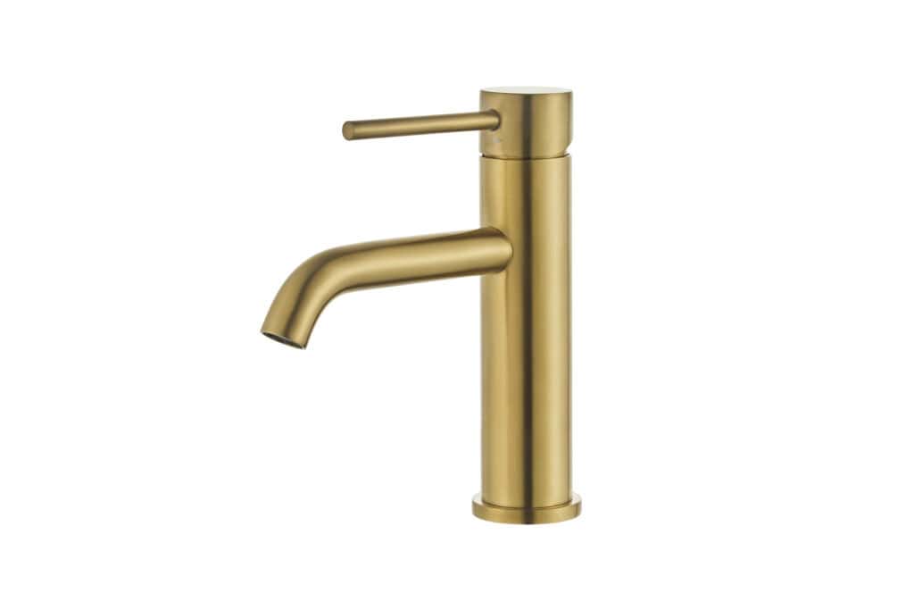 Rubinetto oro moderno per lavandino bagno