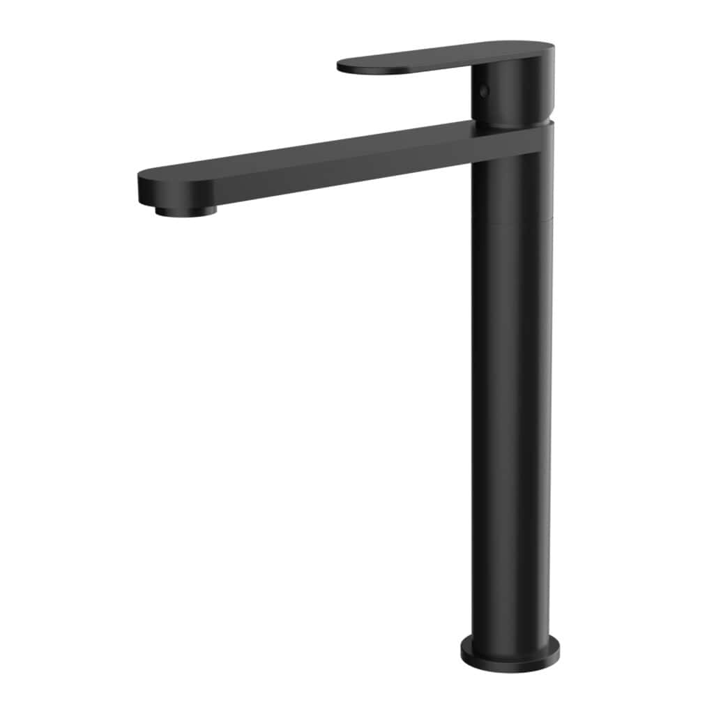 Rubinetto nero moderno per lavabo bagno