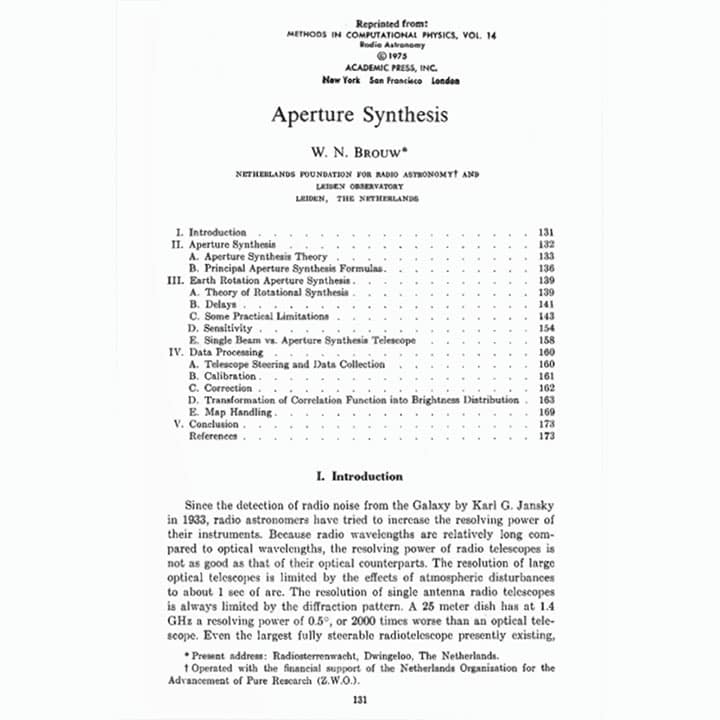 Aperture Synthesis