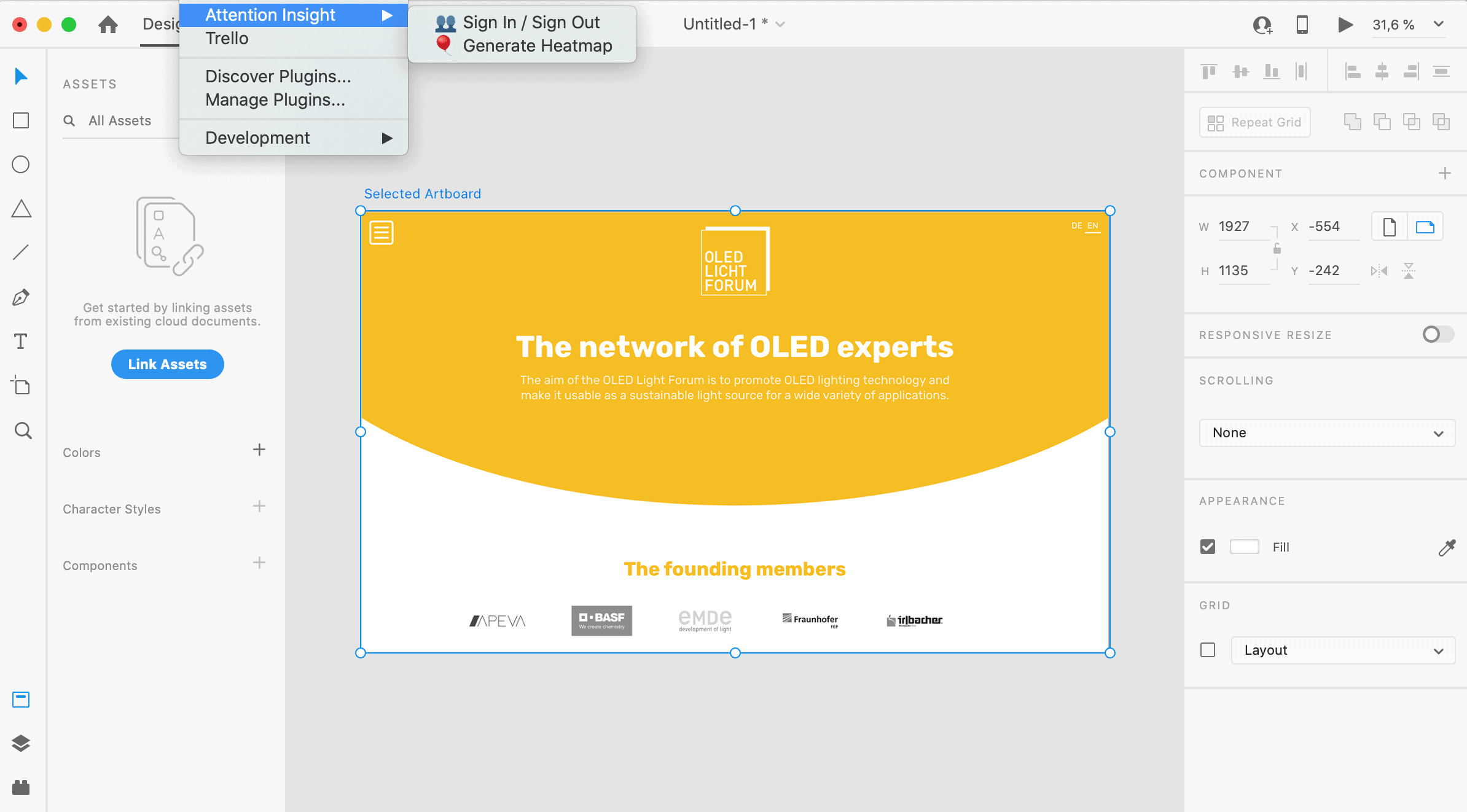 Download Adobe XD Plugin for AI Heatmaps Attention Insight