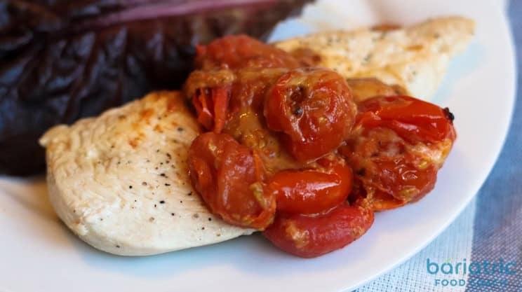 Chicken Breast with Tomato & Basil Queso