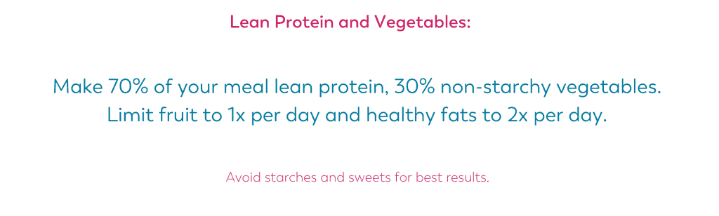 quote block lean protein and vegetables small frequent meals after weight loss surgery